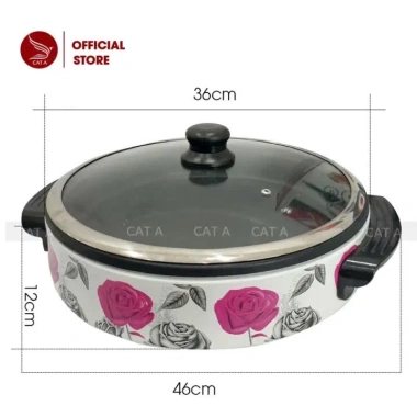 Nồi Lẩu & Bếp Nướng Điện Đa Năng Không Khói Cát Á 2in1 - Gia Đình Party, Bảo Hành 12 Tháng, Giá 175.000₫ 4