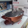 Nồi lẩu chảo điện hình bầu dục cá Shachu Hàn Quốc - Đa năng, tiết kiệm điện, giảm giá 610k 2