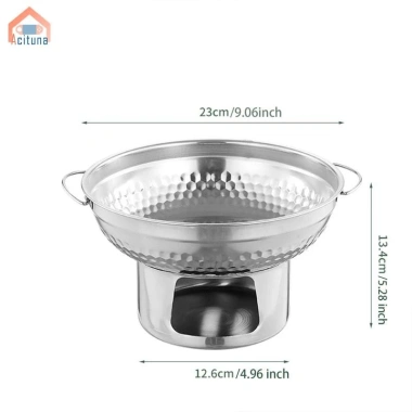 Nồi Lẩu Cồn Trung Quốc Nhỏ gọn 12cm - Giá ưu đãi 174.900đ, lý tưởng tiệc dã ngoại 6