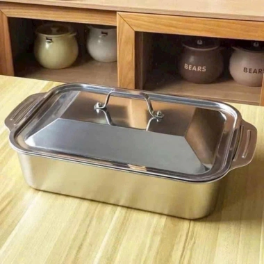 Nồi Lẩu Đa Năng & Cá Om Dưa Hình Chữ Nhật - Siêu Tiện Dụng, Giá 69.000 VND