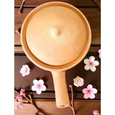 Nồi lẩu đất tay cầm 18cm kho thịt cá nấu lẩu cháo nắp loại 1 giá ưu đãi 175k