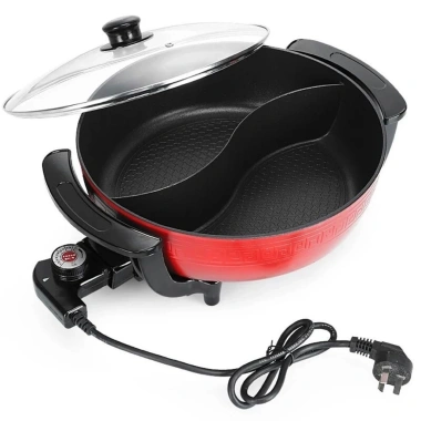 Nồi lẩu điện đa năng 2 ngăn chống dính cao cấp, bảo hành 2 năm - Giá 455.000đ 2