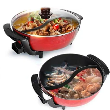 Nồi lẩu điện đa năng 2 ngăn chống dính cao cấp, bảo hành 2 năm - Giá 455.000đ 3