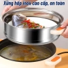 Nồi Lẩu Điện Đa Năng 2 Tầng 22cm 2.5L 800W Chống Dính Vân Đá Nấu Xào Hấp Giá 235.000 VND 9