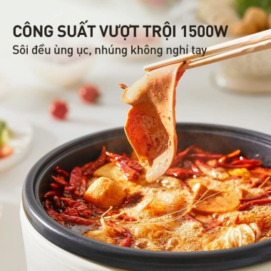Nồi lẩu điện đa năng 4L 1.500W Joyoung JHP-218 - Nấu nhanh, tiết kiệm năng lượng, giá ưu đãi 899.000₫ 6