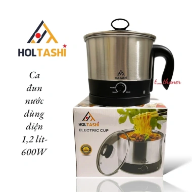 Nồi Lẩu Điện Đa Năng Mini HOLTASHI EKJ326 Ca Nấu Mì Bảo Hành Chính Hãng Giá 269.000