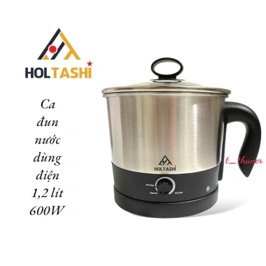 Nồi Lẩu Điện Đa Năng Mini HOLTASHI EKJ326 Ca Nấu Mì Bảo Hành Chính Hãng Giá 269.000