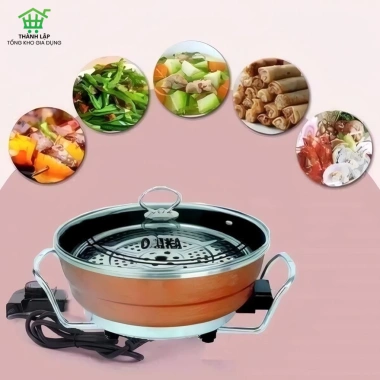 Nồi Lẩu Điện Đa Năng Osaka - Nướng, Xào, Hấp, Luộc, Nấu Lẩu Tiện Lợi Cho Gia Đình, Giá 365.777 VND