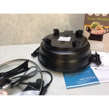 Nồi lẩu điện đa năng Thái Lan Bennix BN-05EGP 5L - Bảo hành 24 tháng - Giá chỉ 855.000₫