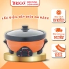 Nồi lẩu điện DRIGO D34 3.5L/5.0L – Chảo đa năng, bảo hành 12 tháng, giá ưu đãi