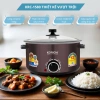 Nồi Lẩu Điện KORICHI KRC-1.580 8L 2.000W, Lòng Ceramic Cao Cấp, Mâm Nhiệt Lớn, 4 Mức Nhiệt Linh Hoạt - Giá 940k 2