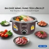 Nồi Lẩu Điện KORICHI KRC-1.580 8L 2.000W, Lòng Ceramic Cao Cấp, Mâm Nhiệt Lớn, 4 Mức Nhiệt Linh Hoạt - Giá 940k 6