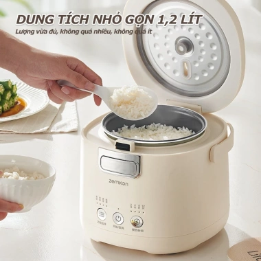Nồi Lẩu Điện Mini 1.2L – Tháo Rời, Dùng 1‑2 Người, Bảo Hành 1 Năm, Giá Ưu Đãi 4