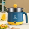 Nồi Lẩu Điện Mini Chống Dính, Dễ Vệ Sinh, Adapter Mỹ - Nấu Ramen, Pasta, Cháo, Bít Tết, Giá 291.5k Giảm 17% 4