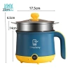 Nồi Lẩu Điện Mini Chống Dính, Dễ Vệ Sinh, Adapter Mỹ - Nấu Ramen, Pasta, Cháo, Bít Tết, Giá 291.5k Giảm 17% 7