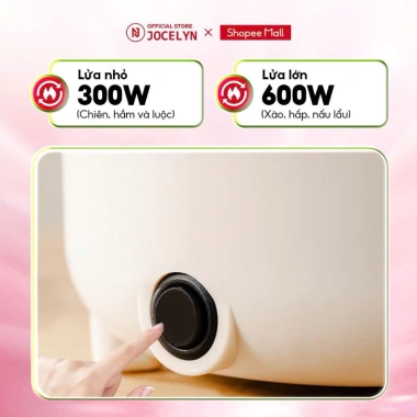 Nồi Lẩu Điện MINI JOCELYN 1,8-3L Chống Dính 600-800W, Tặng Xửng Hấp, BH 1 Năm - Giá 215.000₫