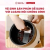 Nồi Lẩu Điện MINI JOCELYN 1,8-3L Chống Dính 600-800W, Tặng Xửng Hấp, BH 1 Năm - Giá 215.000₫ 5