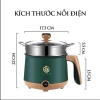 Nồi Lẩu Điện Mini Nấu Mì 2 Tầng Giá Hấp Đa Năng Chống Dính Vấn Đá N2 New Tiện Lợi 2