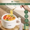 Nồi lẩu điện mini QCOOKO QO-DE18 chống dính, 3 mức nhiệt, nắp tiện, bảo hành 12 tháng - 60.000đ