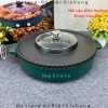 Nồi Lẩu Điện Nướng Sharp KS-2.811 2 in 1 Đa Năng Phủ Vân Hoa Đá Xanh - Giá 790k 2