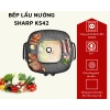 Nồi Lẩu Điện Nướng Sharp KS-42 Đa Năng 2 Trong 1 Phủ Vân Hoa Đá 780.000₫