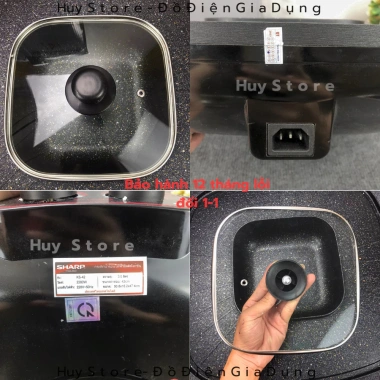 Nồi Lẩu Điện Nướng Sharp KS-42 Đa Năng 2 Trong 1 Phủ Vân Hoa Đá 780.000₫