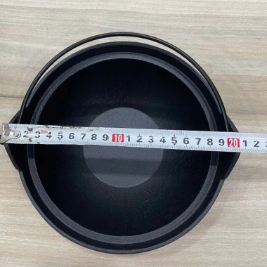 Nồi lẩu gang 20-24cm nắp gỗ, quai kiểu Nhật, dày dặn, đa năng nấu canh - 199k 10 Nồi lẩu gang 20-24cm nắp gỗ, quai kiểu Nhật, dày dặn, đa năng nấu canh - 199k 10