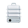 Nồi lẩu hấp BEAR 21.5L DZG-P20W7 - 3 tầng, hấp cá, yến, BH 18t, 1.08 tr 10