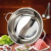 Nồi Lẩu Inox 2 Ngăn 30cm - Dùng Được Bếp Từ & Bếp Ga, Kèm Vung Kính, Giá 170.000₫ 4