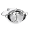Nồi lẩu inox 2 ngăn Hotpot 30 cm Siêu bền, nhanh nóng, giảm giá 22% chỉ 119.000₫ 4