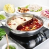 Nồi lẩu inox 2 ngăn Hotpot 30 cm Siêu bền, nhanh nóng, giảm giá 22% chỉ 119.000₫ 5