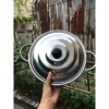 Nồi lẩu inox 22-24cm Thành Long, nắp inox chịu nhiệt, dùng mọi bếp - 81.900₫ 2