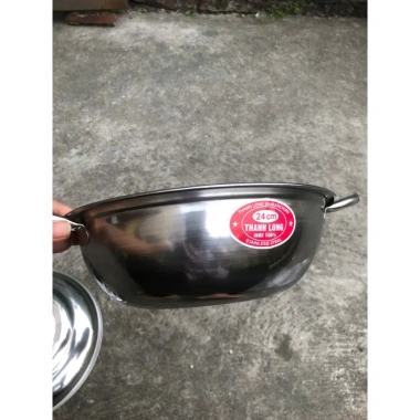 Nồi lẩu inox 22-24cm Thành Long, nắp inox chịu nhiệt, dùng mọi bếp - 81.900₫