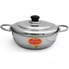 Nồi lẩu inox 22-24cm Thành Long, nắp inox chịu nhiệt, dùng mọi bếp - 81.900₫ 10