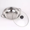 Nồi lẩu inox 26cm nắp kính - Tặng kèm vá lẩu, siêu bền, giá ưu đãi 58k 3