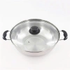 Nồi Lẩu Inox 28cm Nắp Kính Dày Dặn - Dùng cho mọi loại bếp, giảm giá 48k 7