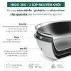 Nồi lẩu inox 3 lớp nguyên khối Edelkochen All Day 24cm - Giá ưu đãi 1.38tr 2