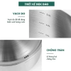Nồi lẩu inox 3 lớp nguyên khối Edelkochen All Day 24cm - Giá ưu đãi 1.38tr 3