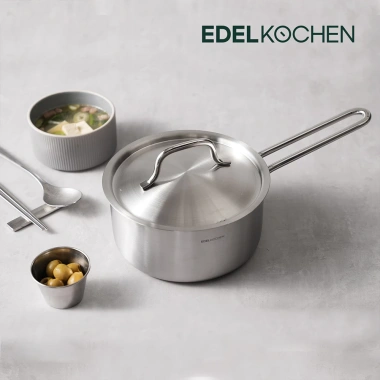 Nồi lẩu inox 3 lớp nguyên khối Edelkochen All Day 24cm - Giá ưu đãi 1.38tr