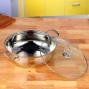 Nồi lẩu inox 304 chống dính 27cm, nắp kính đậy, 2 quai cầm - phù hợp mọi bếp, chỉ 109.000 VND 3