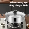 Nồi lẩu inox 304, chống dính, nắp kính, dùng mọi bếp 28‑32cm - Giá chỉ 189.999₫ 2