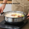 Nồi lẩu inox 304, chống dính, nắp kính, dùng mọi bếp 28‑32cm - Giá chỉ 189.999₫ 4