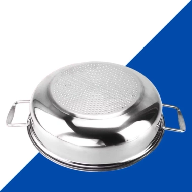 Nồi Lẩu INox 30cm nắp kính dày dặn - Dùng cho mọi loại bếp, giá chỉ 110.000₫