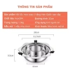 Nồi Lẩu Inox Đa Năng 2 Tầng 32cm Hàn Quốc - Dùng Trên Mọi Loại Bếp, Giá 229k 2