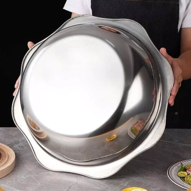 Nồi Lẩu Inox Đa Năng 2 Tầng 32cm Hàn Quốc - Dùng Trên Mọi Loại Bếp, Giá 229k