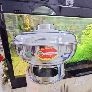 Nồi lẩu inox đa năng Cù Lao - Lẩu Than, siêu bền, giá chỉ 159.000 VND, giảm tới 20%