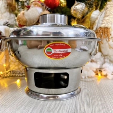 Nồi lẩu inox đa năng Cù Lao - Lẩu Than, siêu bền, giá chỉ 159.000 VND, giảm tới 20%
