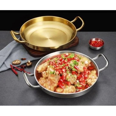 Nồi lẩu inox dày hai tay cầm phong cách Hàn Quốc – Giá 170.000₫, ưu đãi hấp dẫn 2 Nồi lẩu inox dày hai tay cầm phong cách Hàn Quốc – Giá 170.000₫, ưu đãi hấp dẫn 2