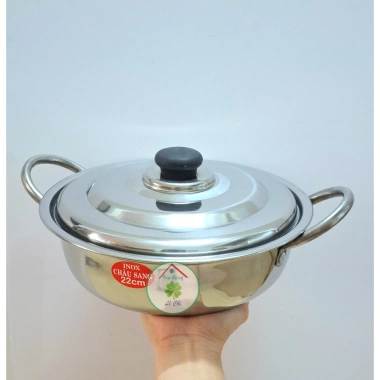 Nồi lẩu inox đáy rộng 20-26cm thiết kế bền bỉ chịu nhiệt, giá chỉ 73.150₫