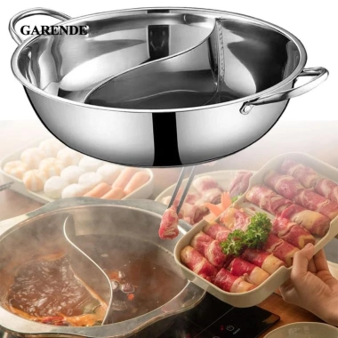 Nồi Lẩu Inox Garende - Lẩu Trung Quốc Dã Ngoại Gia Đình Du Lịch, Giá 145.200 VND 4 Nồi Lẩu Inox Garende - Lẩu Trung Quốc Dã Ngoại Gia Đình Du Lịch, Giá 145.200 VND 4